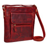 "Paula" Leren Schoudertas Dames Vintage