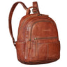 Lisa" Dames Rugzak Leer Middelgroot Met Gewatteerd 13 Inch Tabletvak
