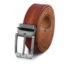 Vintage lederen riem heren 80 -130 cm verkortbaar