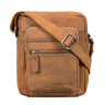 "Rayo" Kleine Leren Heren Schoudertas Crossbody voor Dagelijks Gebruik