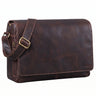 "Reinhold" Vintage Messenger Bag Heren Leren voor 15,6–16 Inch Laptop