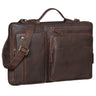 "Torsten" Leren Laptoptas Sleeve Heren 15,6-17 Inch