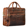 "Dylan" Grote Leren Business Aktetas Heren 16 Inch En A4
