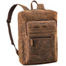 "Gilbert" Grote Leren Rugtas Mannen & Vrouwen voor Laptop 15 - 16 Inch