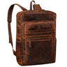 "Gilbert" Grote Leren Rugtas Mannen & Vrouwen voor Laptop 15 - 16 Inch