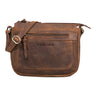 "Philine" Kleine Leren Handtas Vintage met Anti-Diefstalvak & Verstelbare Riem