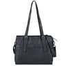 "Michelle" Grote Leren Shopper Dames met Twee Flessenhouders & 15,6 - 16 Inch Laptopvak