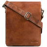 STILORD "Oxford" vintage leren schoudertas heren middelgroot verticaal DIN A4