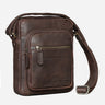 "Joao" Vintage schoudertas heren klein leer voor tablet 10 inch