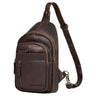 "Montego" 2-in-1 Grote Echt Lederen Sling Bag voor Mannen