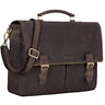 "Toledo" Grote Leren Aktetas Heren voor 15.6 Inch Laptop